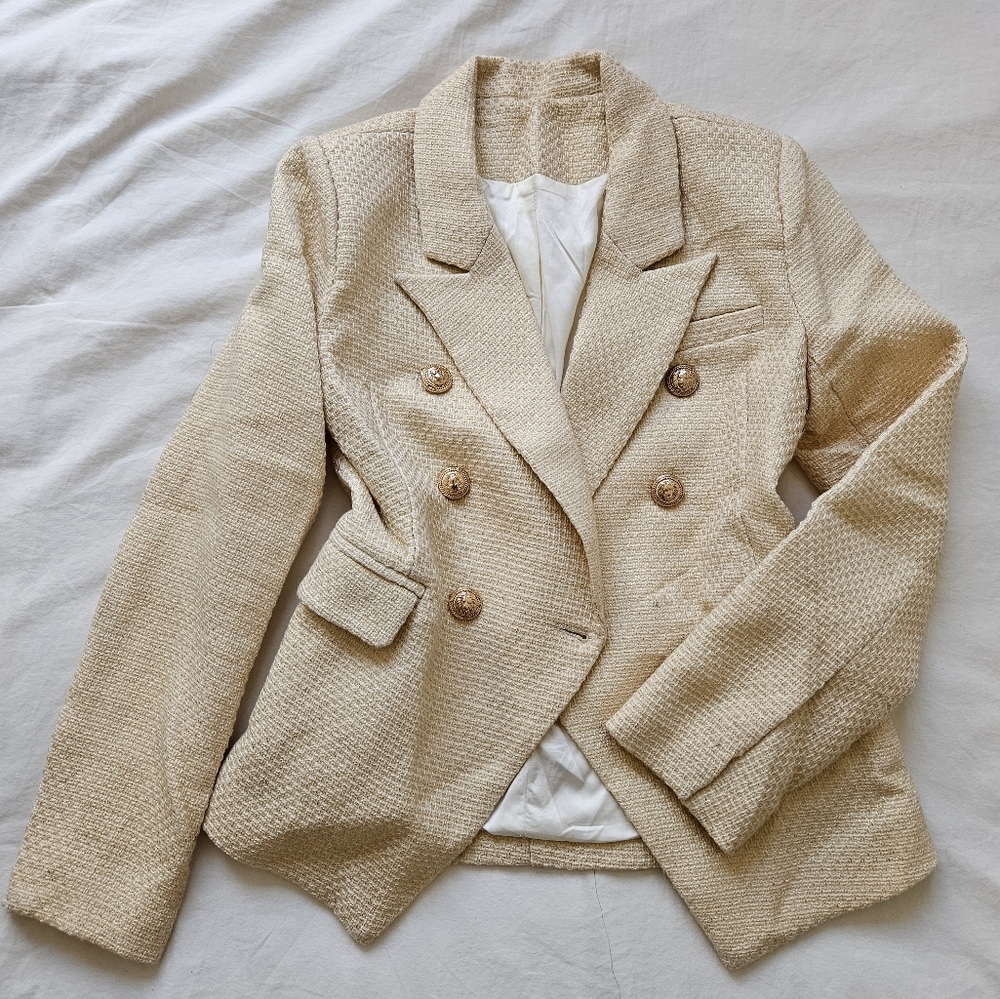 Women's Cream Blazer